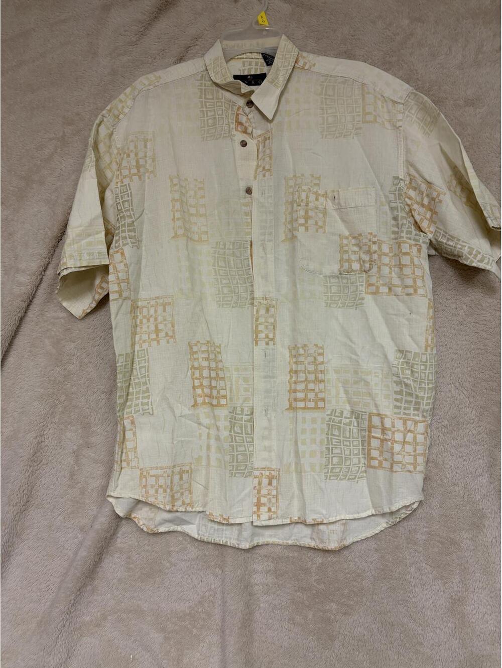 Enro Men's Short Sleeve Button-Up Shirt